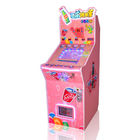 Wood Mini Pinball Game Machine Niebieski / Różowy Kolor Tabeli W Monetach