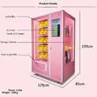 Automat z automatem do napojów bezalkoholowych, 24 godziny różowy słodki automat handlowy