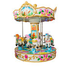 Park rozrywki Kids Arcade Machine Dzieci Merry Go Round Small Carousel