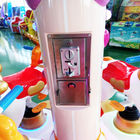 Karuzela obrotowa z obrotową monetą, kolorowe automaty do gier zręcznościowych