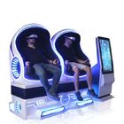 Atrakcyjne krzesło 9D VR Cinema Egg Shape VR Symulacja jeździ na pojedynczych / podwójnych / potrójnych siedzeniach