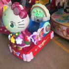 Hello Kitty Cat Shape Kiddie Ride Machines / Kids Amusement Rides
