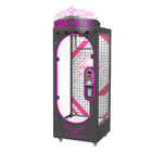 Moneta Obsługuje automat z upominkami / 3S Pink Date przezroczysta wizualna maszyna do cięcia zabawek z nagrodami