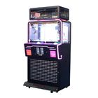 Arcade 2 Player Toy Crane Machine z czarną metalową obudową