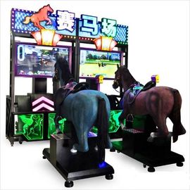 Metalowa maszyna do wyścigów konnych z włókna szklanego / Maszyna do gier wideo Go Go Jockey